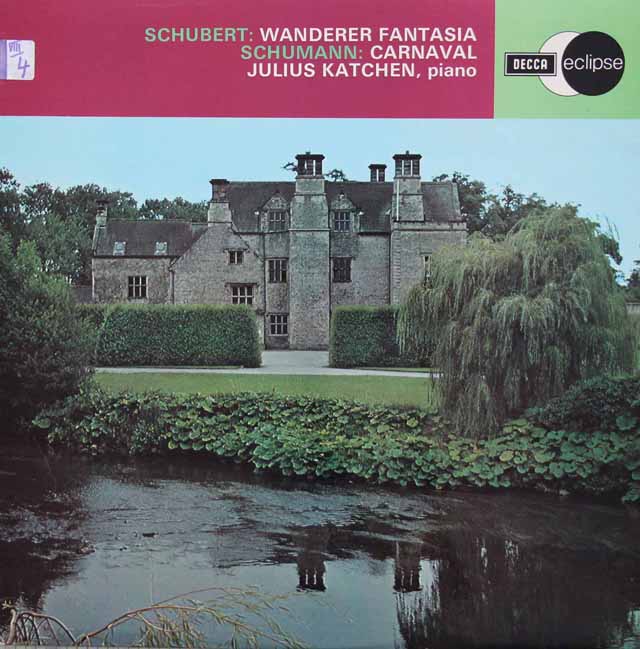 カッチェンのシューベルト/さすらい人幻想曲ほか　英DECCA　3897　LP レコード