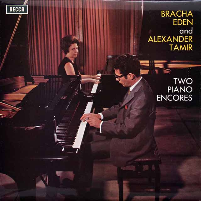 【オリジナル盤】　イーデン、タミールの2台のピアノ・アンコール集　英DECCA　3897　LP レコード