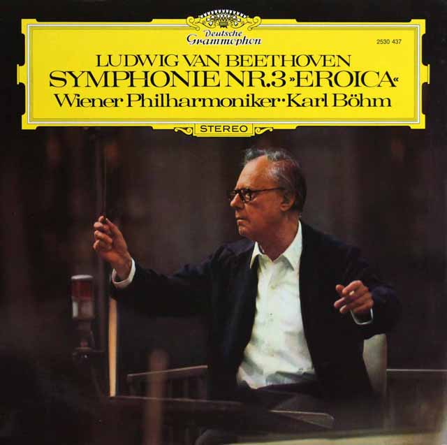 ベームのベートーヴェン/交響曲第3番「英雄」　独DGG　3415　LP レコード
