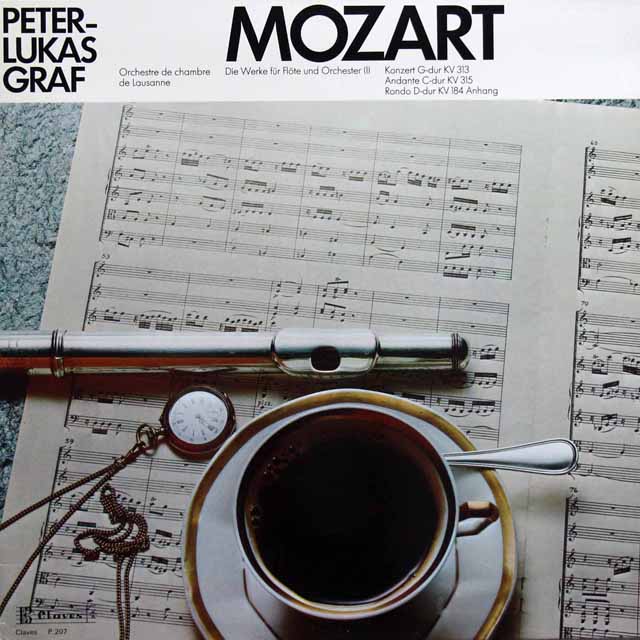 グラーフのモーツァルト/フルートとオーケストラのための作品集（1）　スイスclaves　3897　LP レコード