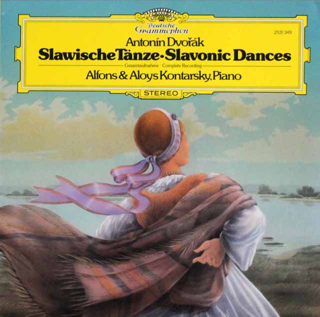 コンタルスキー兄弟のドヴォルザーク/スラヴ舞曲集　独DGG　3897　LP レコード