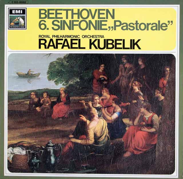 クーベリックのベートーヴェン/交響曲第6番「田園」　独EMI　3897　LP レコード