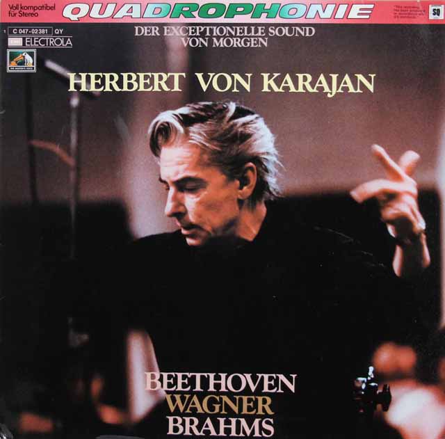 カラヤンのベートーヴェン/「フィデリオ」序曲ほか序曲集　独EMI　3897　LP レコード