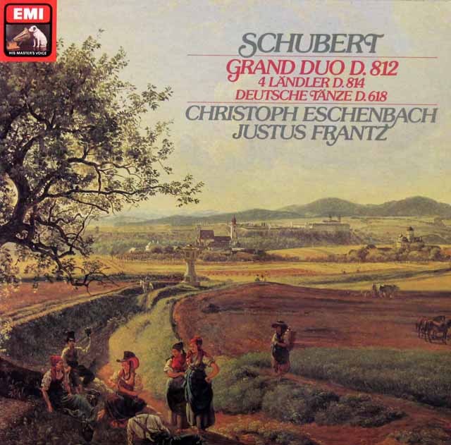 エッシェンバッハ、フランツのシューベルト/大二重奏曲ほか　独EMI　3897　LP レコード