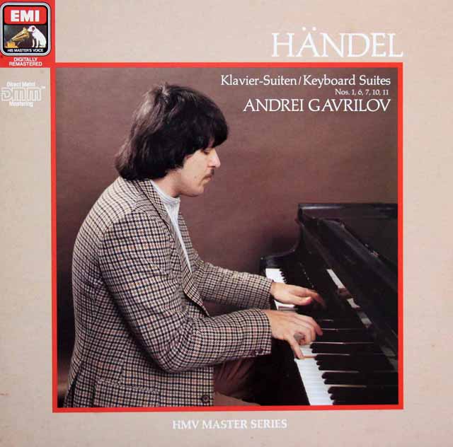ガヴリーロフのヘンデル/クラヴィーア組曲 第1、6、7、10、11番　独EMI　3897　LP レコード