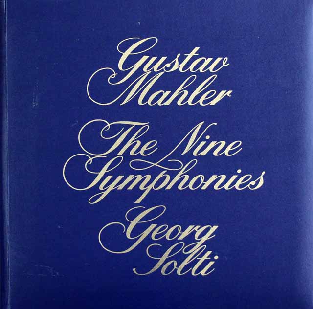 【豪華ボックス入り】　ショルティのマーラー/交響曲全集（全9曲）　英DECCA　3416　LP レコード