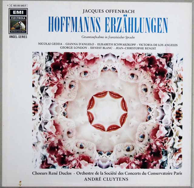 クリュイタンスのオッフェンバック/「ホフマン物語」全曲　独EMI　3416　LP レコード
