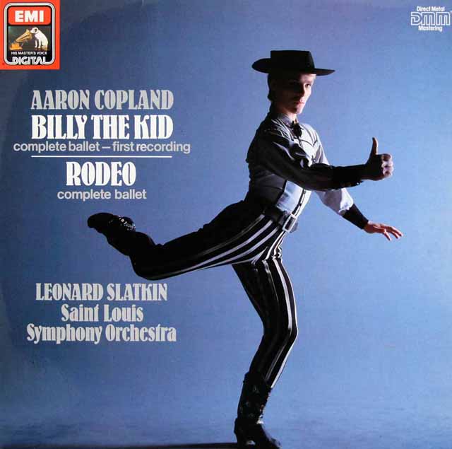 スラットキンのコープランド/「ビリー・ザ・キッド」、「ロデオ」　独EMI　3896　LP レコード