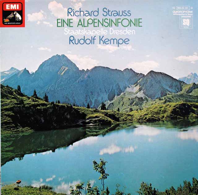 ケンペのR.シュトラウス/アルプス交響曲　独EMI　3896　LP レコード