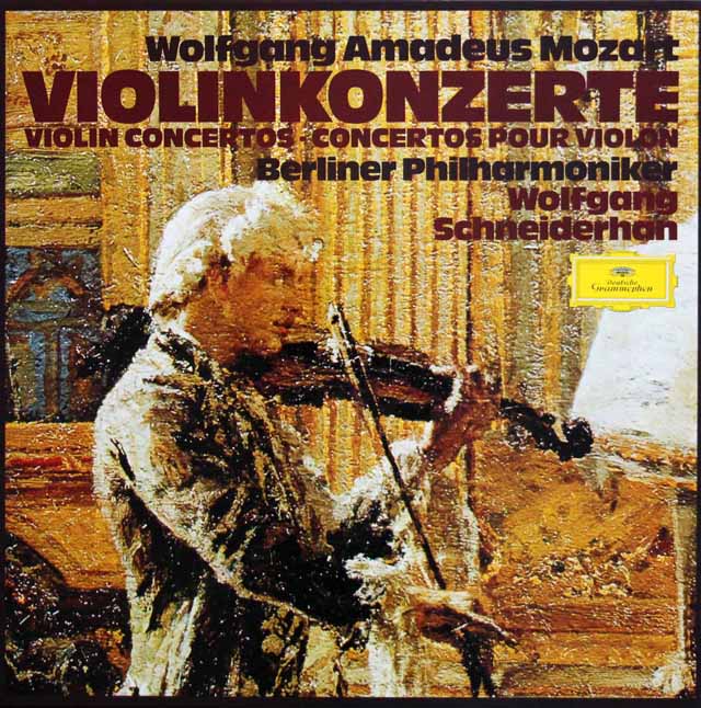 シュナイダーハンのモーツァルト/ヴァイオリン協奏曲集　独DGG　3417　LP レコード