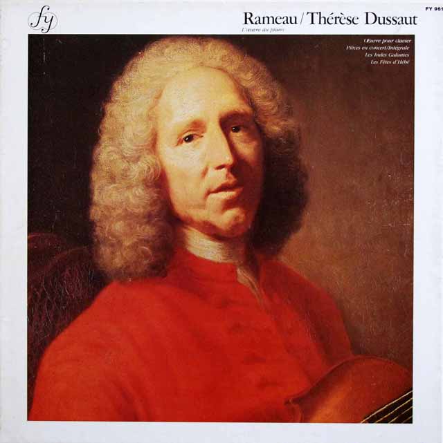 デュソーのラモー/ピアノ曲集　仏fy　3896　LP レコード