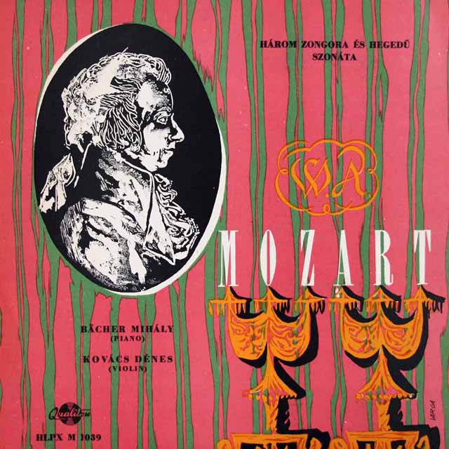 LP レコード コヴァーチ&ベッヒャーのモーツァルト/ヴァイオリン・ソナタ 第19番ほか ハンガリーQualiton 3418