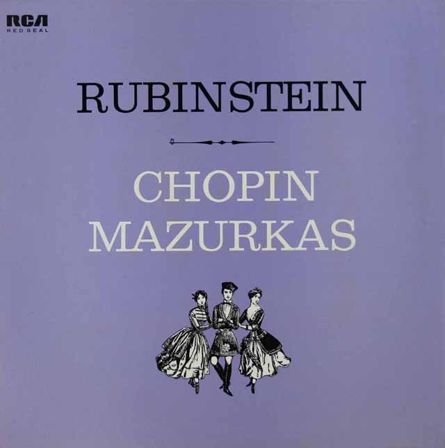 ルービンシュタインのショパン/マズルカ全集　独RCA　3418　LP レコード