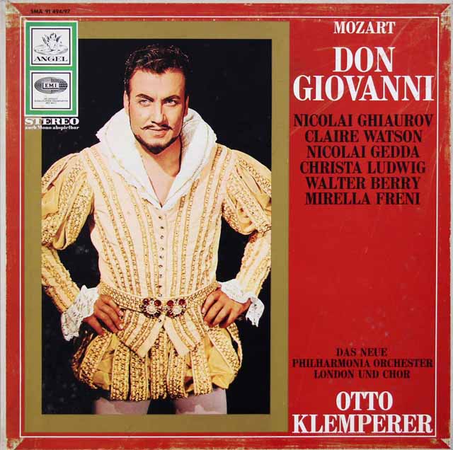 クレンペラーのモーツァルト/「ドン・ジョヴァンニ」全曲 　独EMI　3418　LP レコード