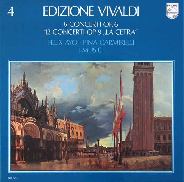 LP レコード ヴィヴァルディ・エディション 第4巻 アーヨ、カルミレッリ、イ・ムジチのヴィヴァルディ/協奏曲集 作品9「ラ・チェトラ」ほか