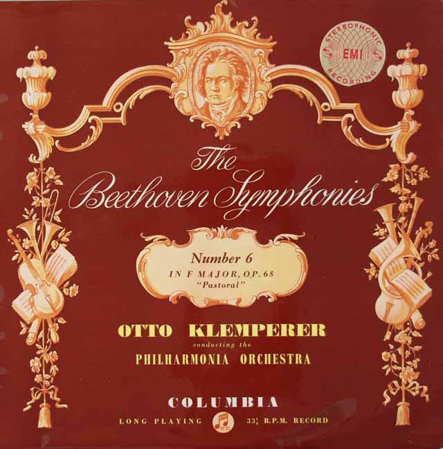 【オリジナル盤】　クレンペラーのベートーヴェン/交響曲第6番「田園」　英Columbia　3419　LP レコード