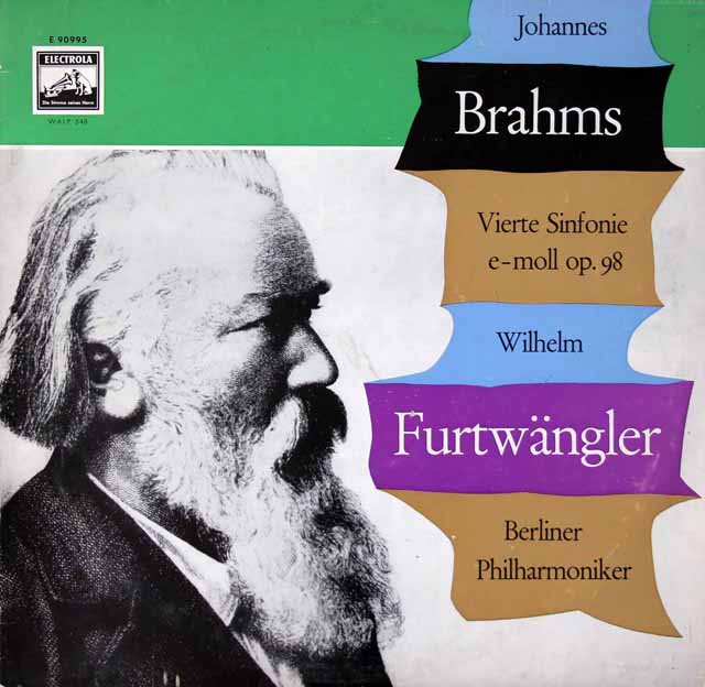 【独最初期盤】　フルトヴェングラーのブラームス/交響曲第4番　独EMI　3419　LP レコード