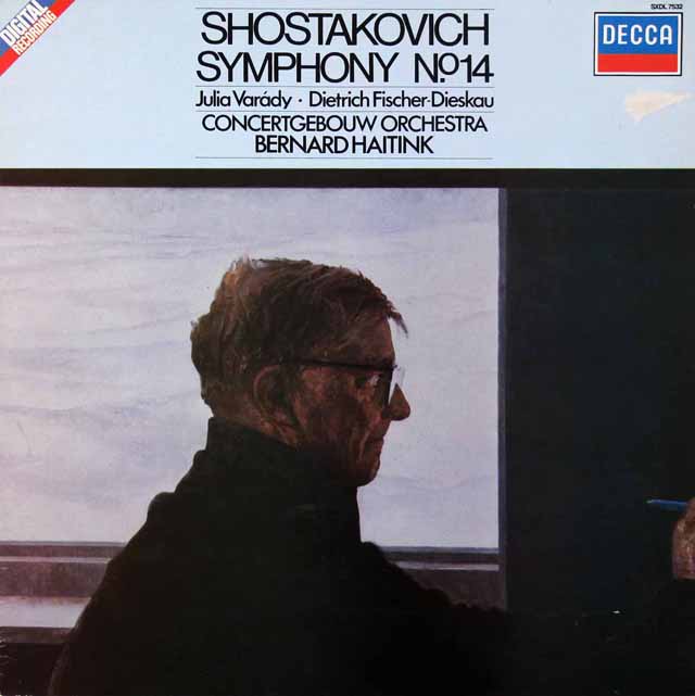 ハイティンクのショスタコーヴィッチ/交響曲第14番　蘭DECCA　3896　LP レコード