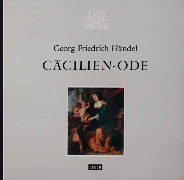 ウィルコックスのヘンデル/聖セシリアの祝日のための頌歌　独DECCA　3896　LP レコード