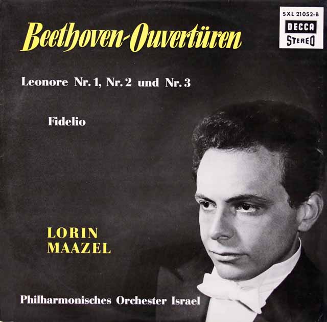 マゼールのベートーヴェン/歌劇「フィデリオ」の序曲集　独DECCA　3419　LP レコード