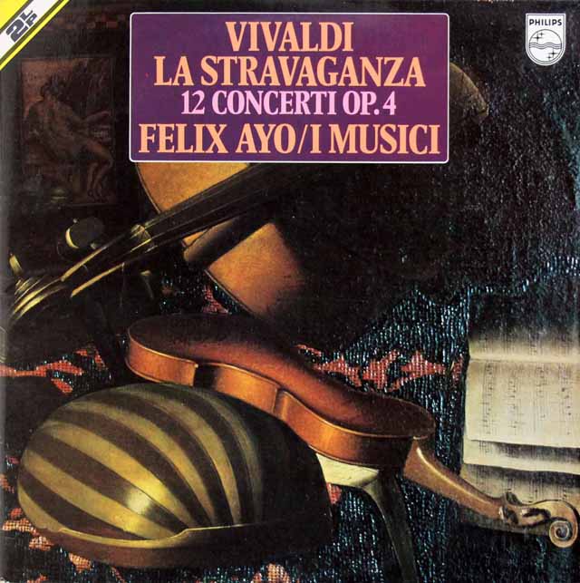 アーヨ、イ・ムジチのヴィヴァルディ/12の協奏曲集「ラ・ストラヴァガンツァ」全曲　蘭PHILIPS　3420　LP レコード