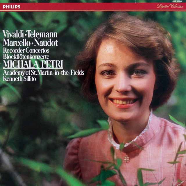 ペトリのヴィヴァルディ、テレマンら/リコーダー協奏曲集　蘭PHILIPS　3420　LP レコード