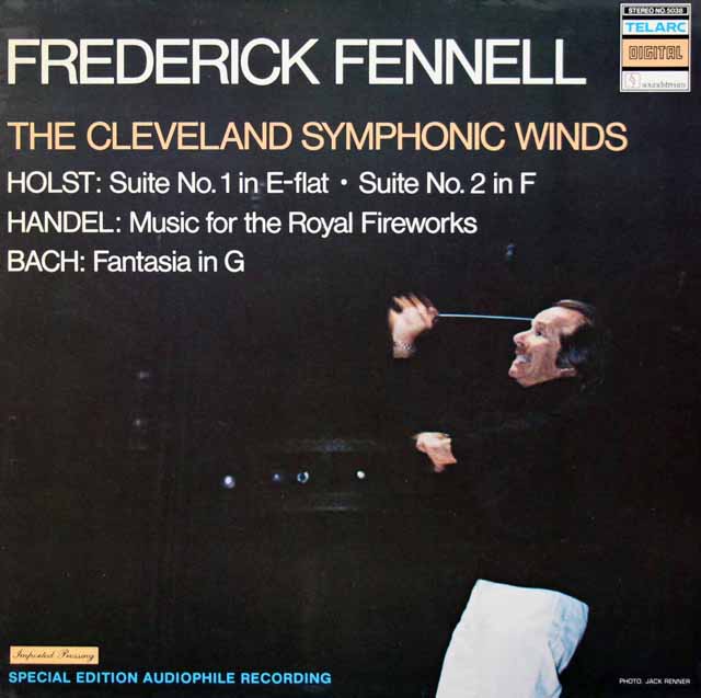 フェネルのホルスト/組曲第1、2番ほか　独TELARC　3420　LP レコード