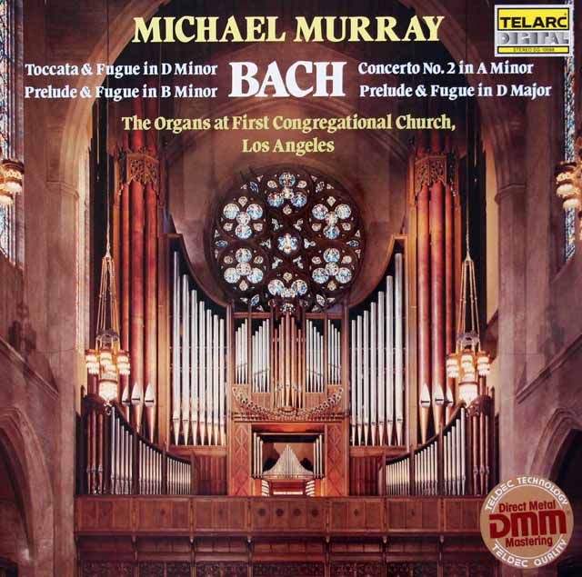 マレイのバッハ/トッカータとフーガ ニ短調ほか　独TELARC　3420　LP レコード