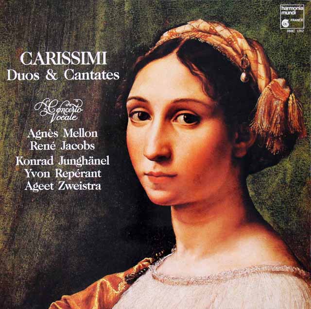 ヤーコプスのカリッシミ/二重唱曲とカンタータ集　仏HM　3420　LP レコード