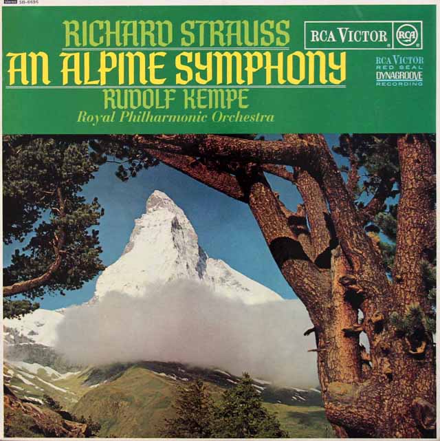 【オリジナル盤】ケンペのR.シュトラウス/アルプス交響曲　英RCA　3420　LP レコード