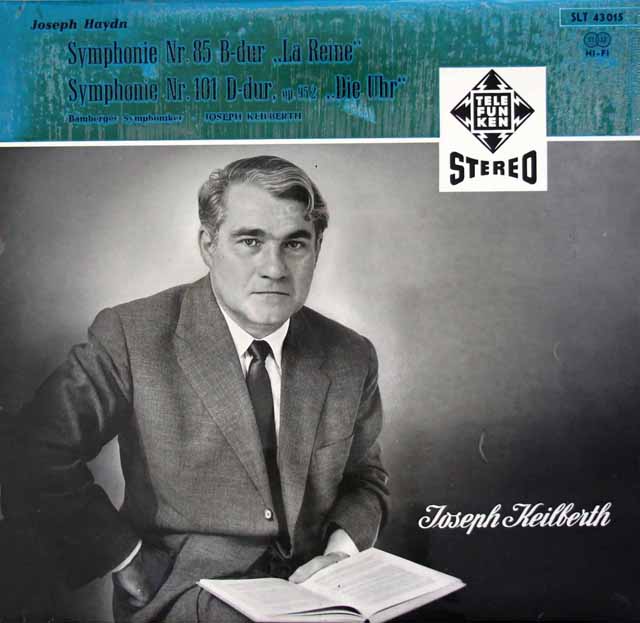 【オリジナル盤】　カイルベルトのハイドン/交響曲「めんどり」&「時計」　独TELEFUNKEN　3420　LP レコード