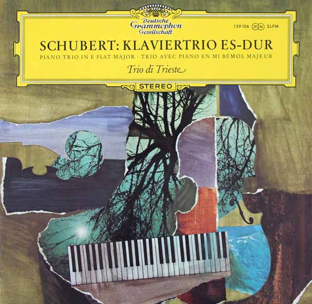 トリエステ・トリオのシューベルト/ピアノ三重奏曲第2番　独DGG　3420　LP レコード