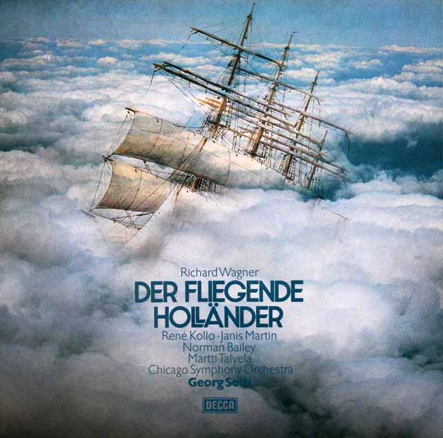 ショルティのワーグナー/「さまよえるオランダ人」全曲　独DECCA　3420　LP レコード