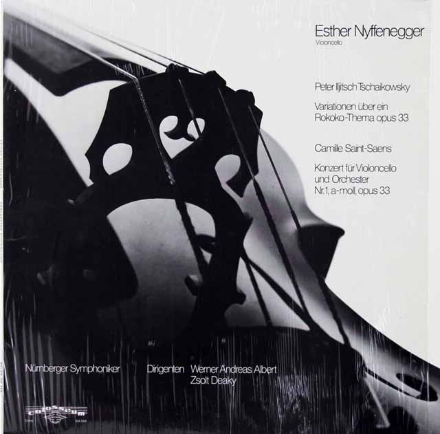 ニッフェネッガーのチャイコフスキー/ロココの主題による変奏曲ほか　独colosseum　3421　LP レコード