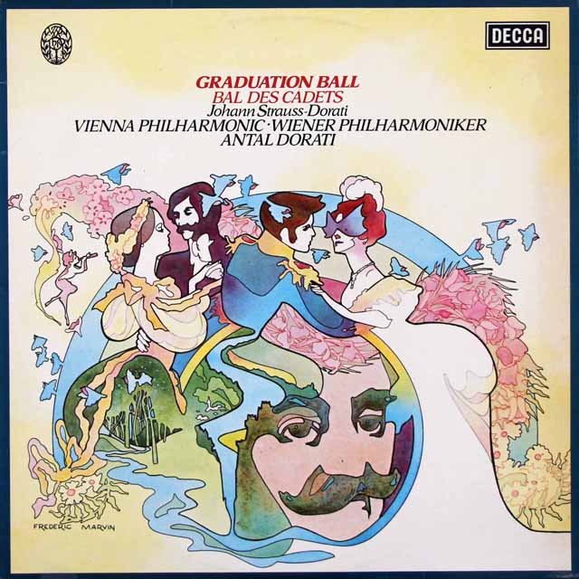 【オリジナル盤】　ドラティのJ.シュトラウス（ドラティ編）/バレエ「卒業舞踏会」　英DECCA　3421　LP レコード