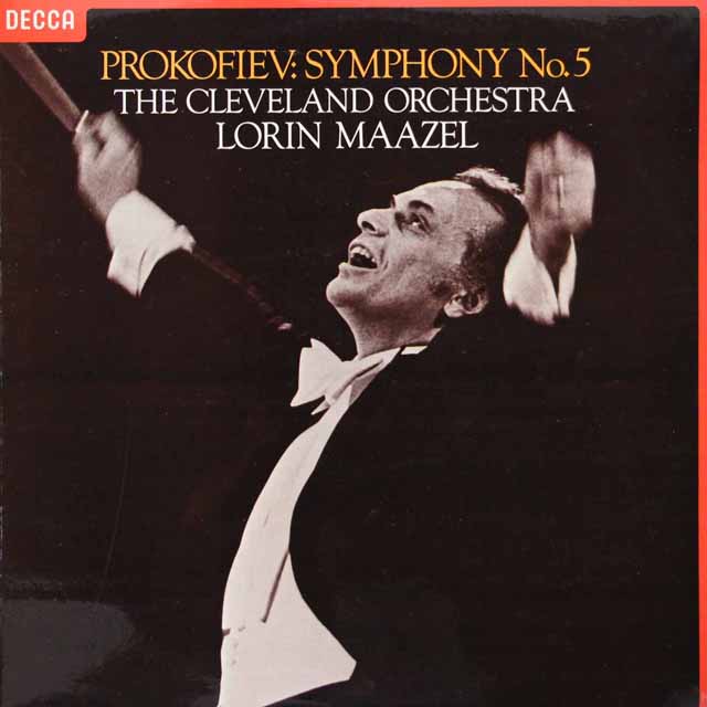 【オリジナル、サンプル盤】　マゼールのプロコフィエフ/交響曲第5番　英DECCA　3421　LP レコード