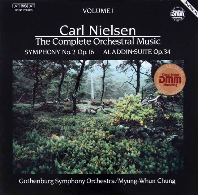 チョンのニールセン/交響曲第2番ほか　独BIS　3421　LP レコード