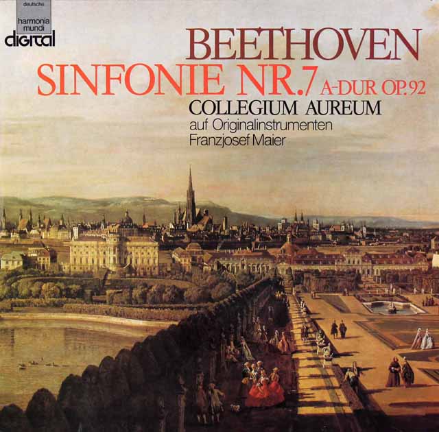 コレギウム・アウレウムのベートーヴェン/交響曲第7番　独HM　3421　LP レコード