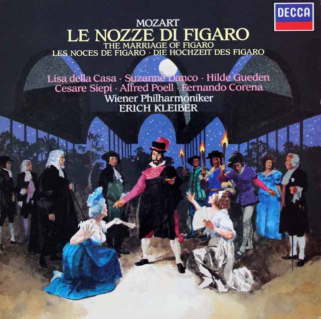 エーリヒ・クライバーのモーツァルト/「フィガロの結婚」全曲　蘭DECCA　3421　LP レコード