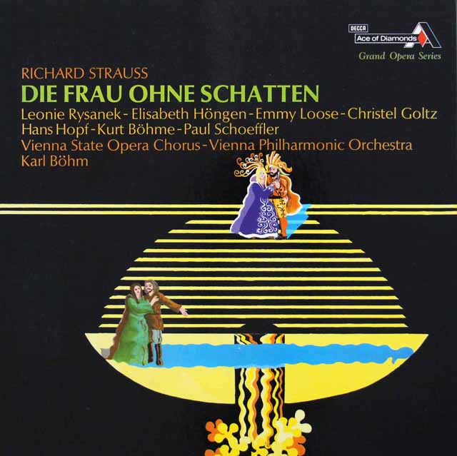 ベームのR.シュトラウス/「影のない女」全曲　蘭DECCA（Ace of Diamonds）　3421　LP レコード
