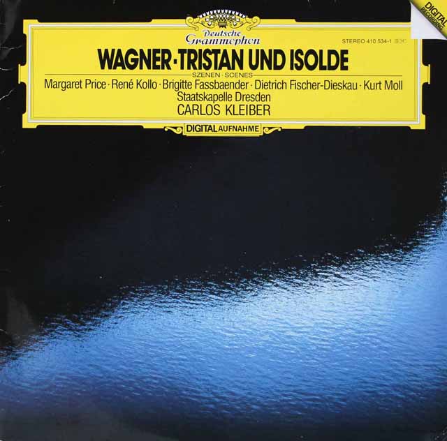 クライバーのワーグナー/「トリスタンとイゾルデ」抜粋　独DGG　3422　LP レコード