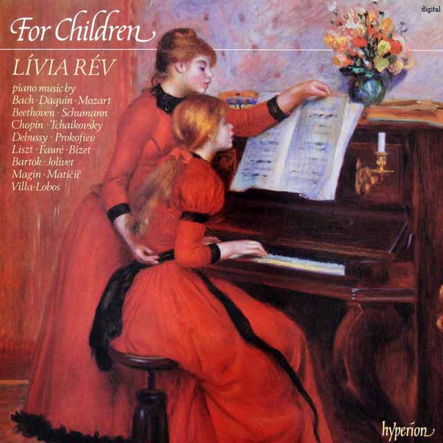 レーフの子供のためのピアノ作品集　独hyperion　3422　LP レコード