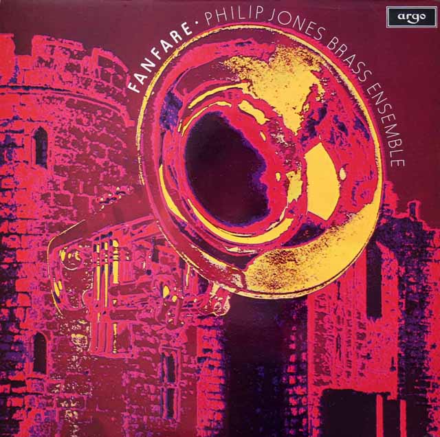 フィリップ・ジョーンズ・ブラス・アンサンブルの「ファンファーレ」　英argo　3422　LP レコード