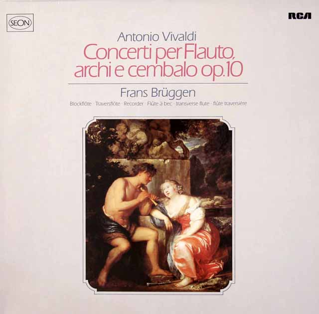 ブリュッヘンのヴィヴァルディ/「海の嵐」ほかフルート協奏曲集　独RCA　3422　LP レコード