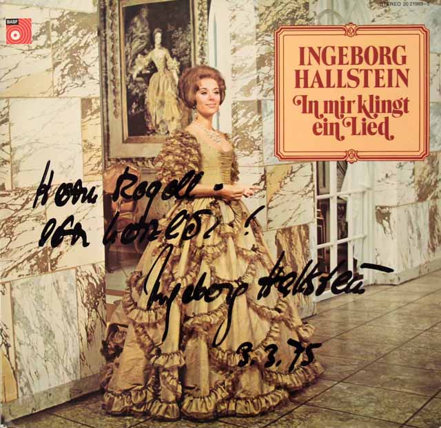 【直筆サイン入り】　ハルシュタインのショパン/「別れの曲」ほか　独BASF　3422　LP　レコード