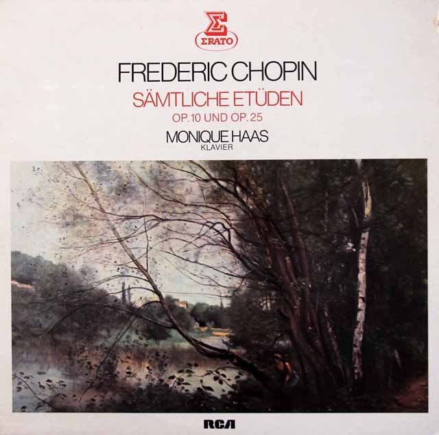 アースのショパン/練習曲集 作品10、25　独ERATO　3422　LP レコード