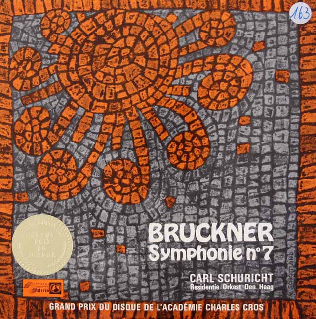 シューリヒトのブルックナー/交響曲第7番　独Concert Hall　3422　LP レコード