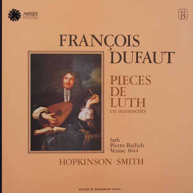 スミスのデュフォー作品集　仏ASTREE　3423　LP レコード