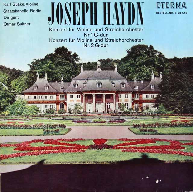 ズスケ、スウィトナーのハイドン/ヴァイオリン協奏曲第1、2番　独ETERNA　3423　LP レコード