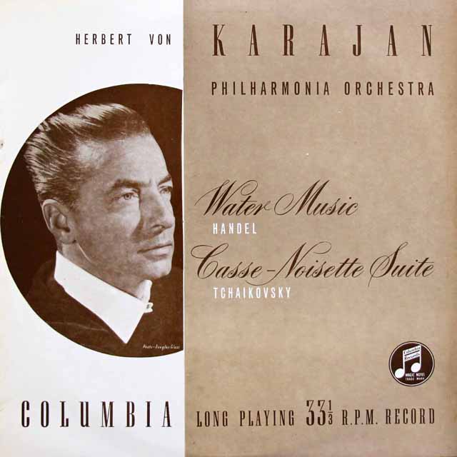【オリジナル盤】　カラヤンのヘンデル/「水上の音楽」ほか　英Columbia　3423　LP レコード